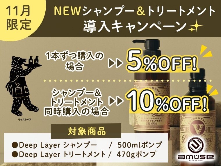 11月のお知らせ「Deep Layer 導入キャンペーン」